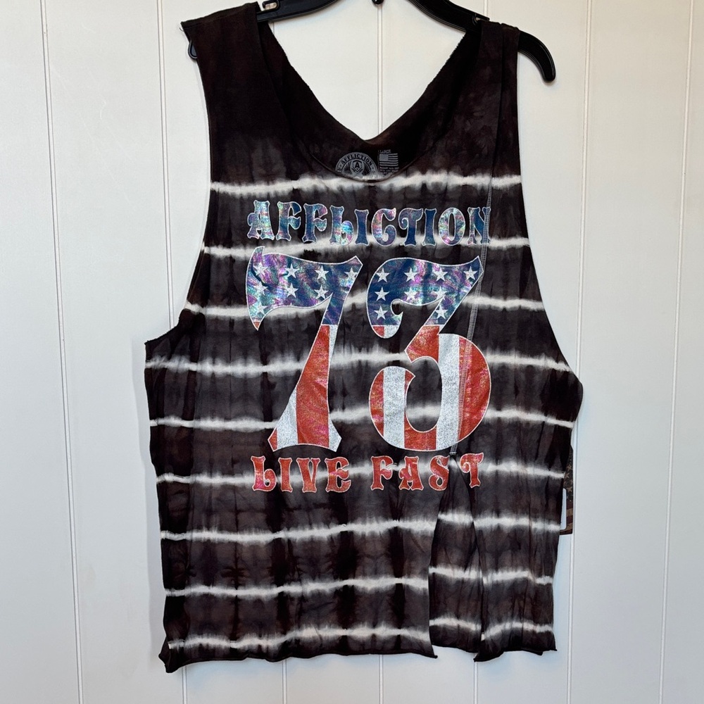 NWT Affliction Spirt of 73 Tank! Women’s LG